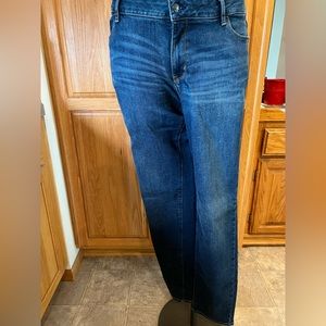 Old Navy jeans. Straight fit. 20 plus long